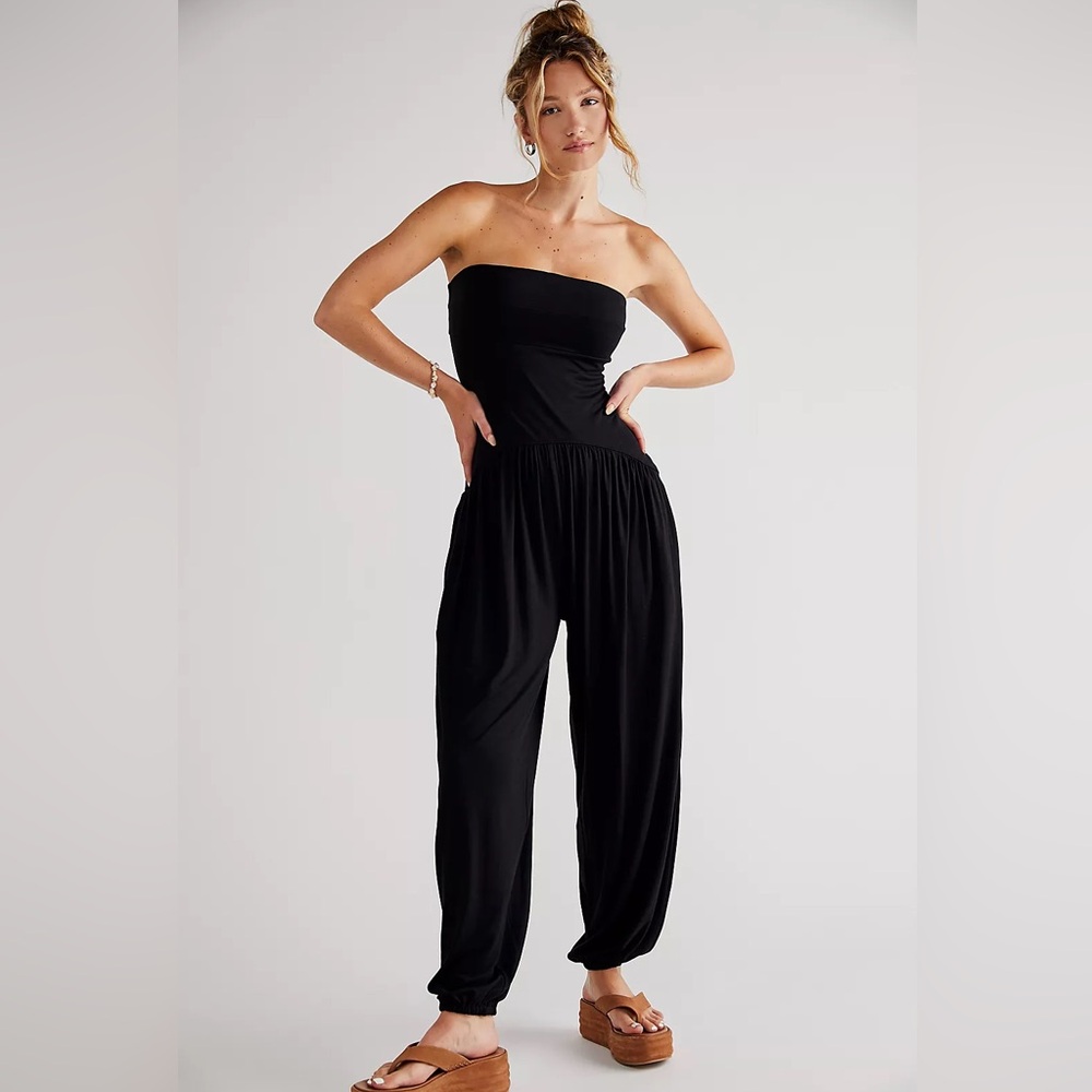 Mora Drop-Waist One-Piece in Dark Brown